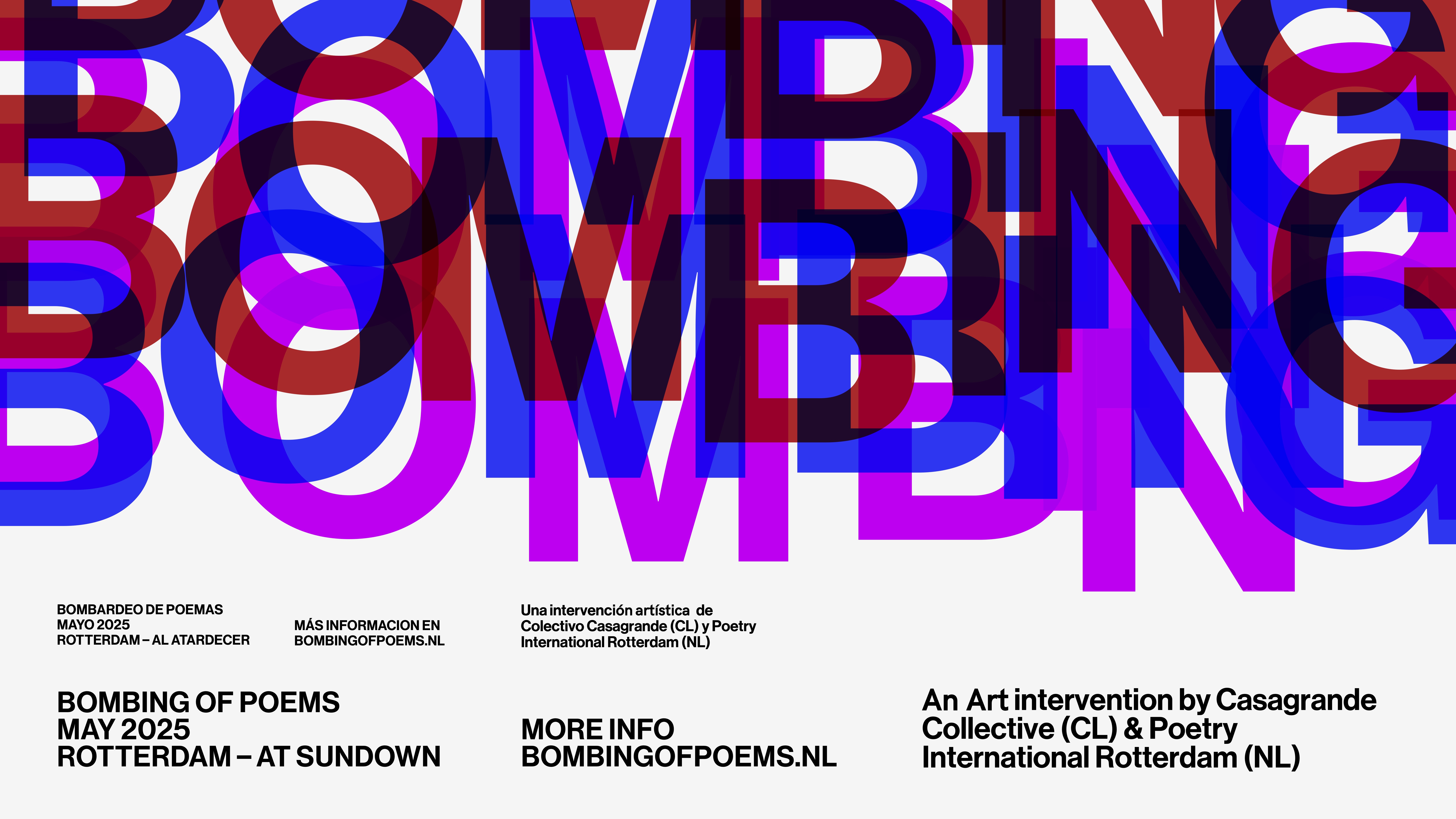 Bombardeo de Poemas sobre Rotterdam